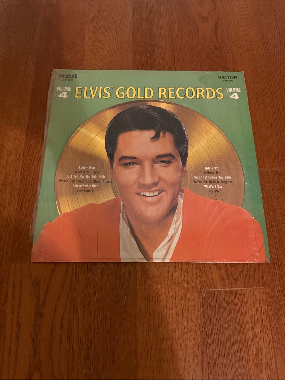 Elvis Presley Elvis' Gold Records Volume 4 Vinyl LP LSP-3921 Tan Label